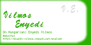 vilmos enyedi business card